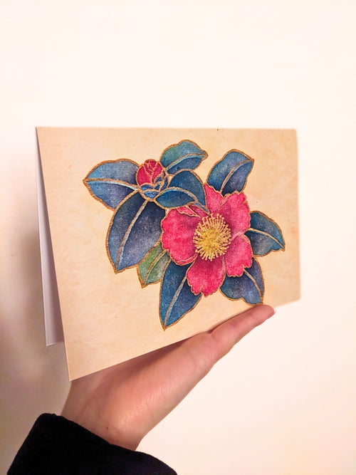 Camellia Greeting Card